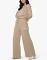 Lorna Jane Womens Reset Trackpants Dark Off White / M