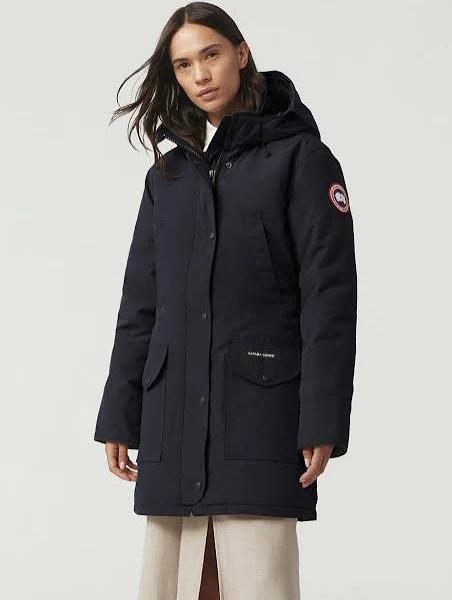 Canada Goose Women's Trillium Parka Heritage Jacket (Classic Fit) Navy