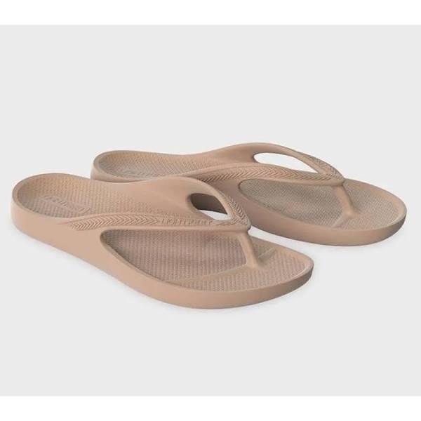 Lightfeet Revive Arch Support Thongs. Latte 7