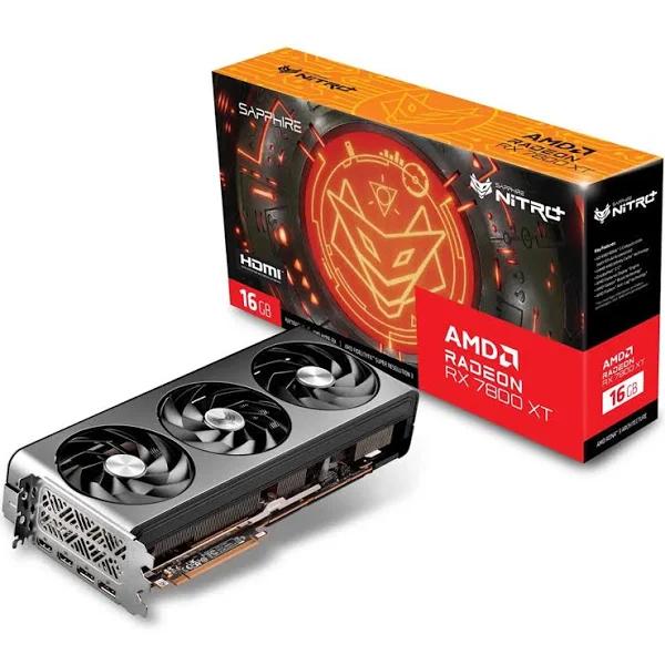 Sapphire Nitro+ Radeon RX 7800 XT Gaming OC, 16GB