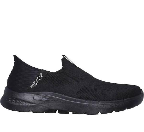 Skechers Slip-Ins: Gowalk 6 - Easy On Extra Wide Fit Black Size 7 Male US | AfterPay Available