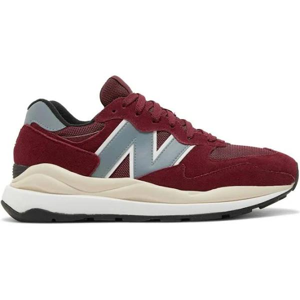 New Balance Burgundy 57/40 Sneakers, BURGUNDY