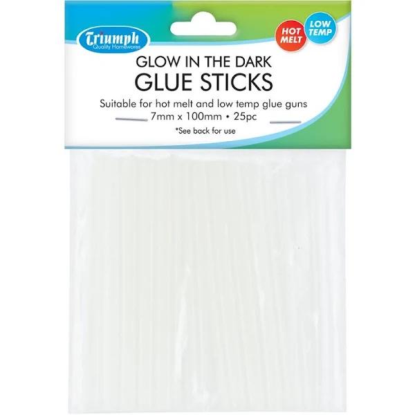 Triumph Glow in The Dark Glue Sticks - 25 Pack