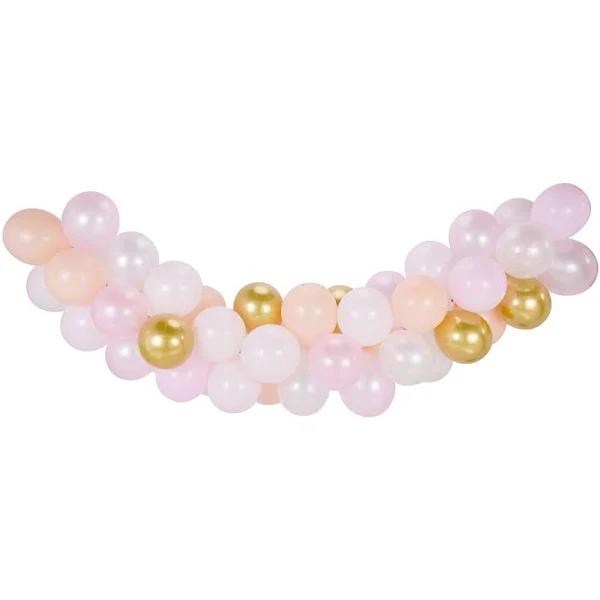 Kmart 51 Piece Peachy Pink Balloon Garland