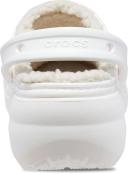 Crocs Unisex Classic Platform Lined Clog - White