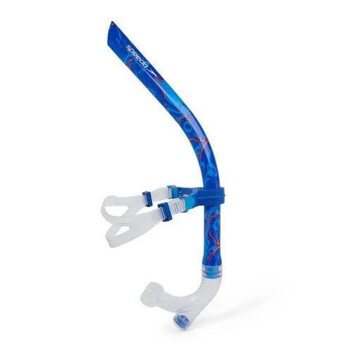 Speedo Unisex Adult Centre Snorkel Blue/White One Size Mixed Unisex Adult Snorkel