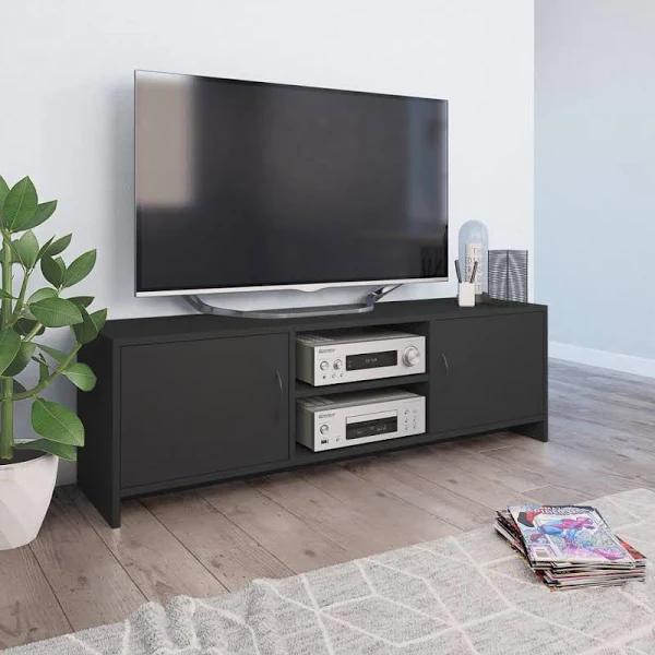 TV Cabinet Grey 120x30x37,5 cm Chipboard