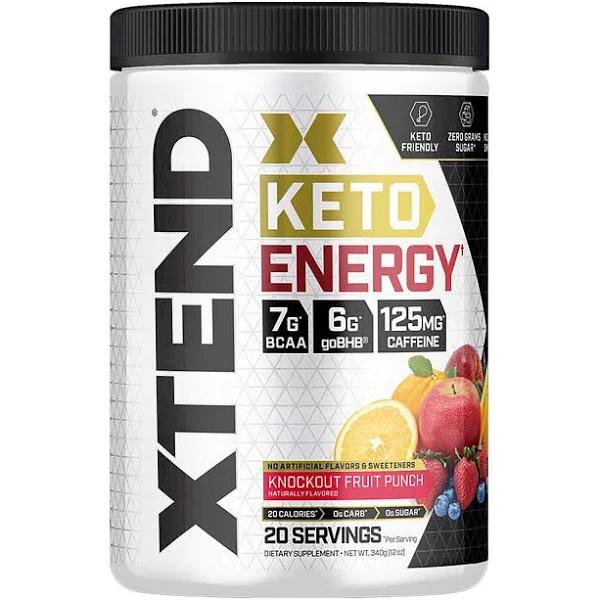 Xtend, Keto Energy, Knockout Fruit Punch, 340 G