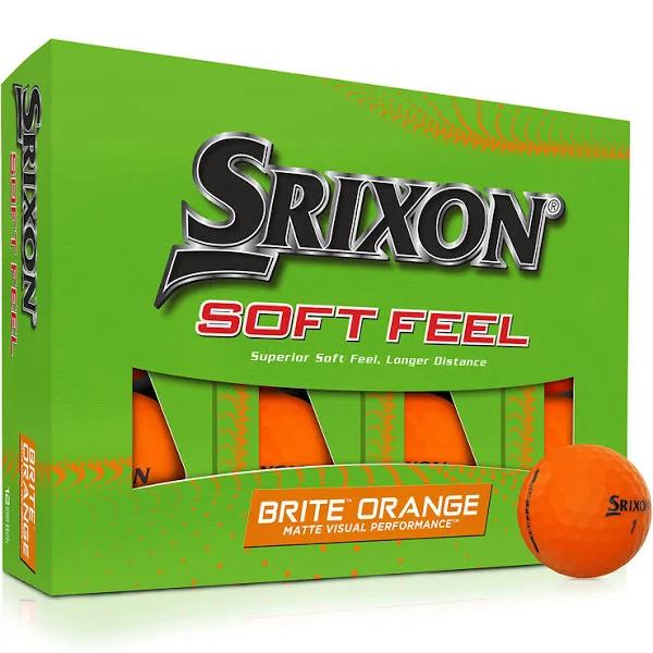 Srixon Soft Feel 2022 Golf Balls - Brite Orange