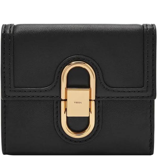 Fossil Avondale Trifold Wallet in Black