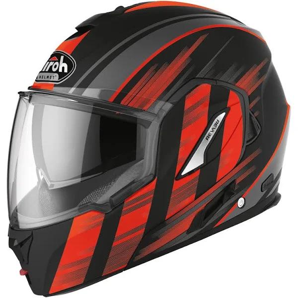 Airoh Rev19 Flip Ikon Orange Modular Flip Up Motorcycle Helmet Orange XS