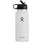 Hydro Flask 32 oz Wide Mouth Straw Lid White