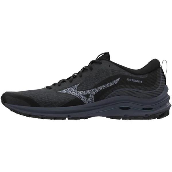 Mizuno Wave Rider GTX Mens - US 12.5 Black Ombre Blue