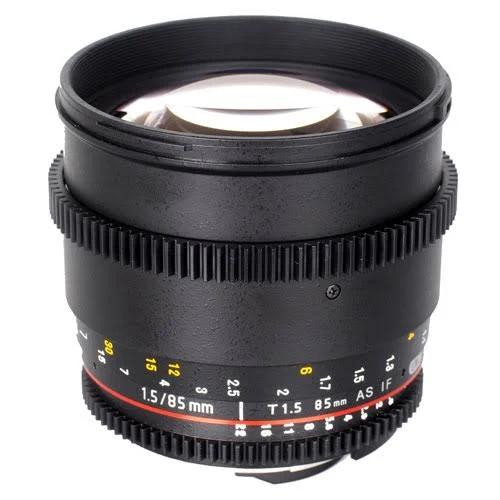 Samyang 85mm T1.5 VDSLR II - Olympus Ft Full Frame