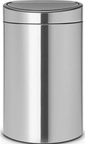 Brabantia Waste Bin Touch Bin New,recycle, 23+10 L Steel Matt