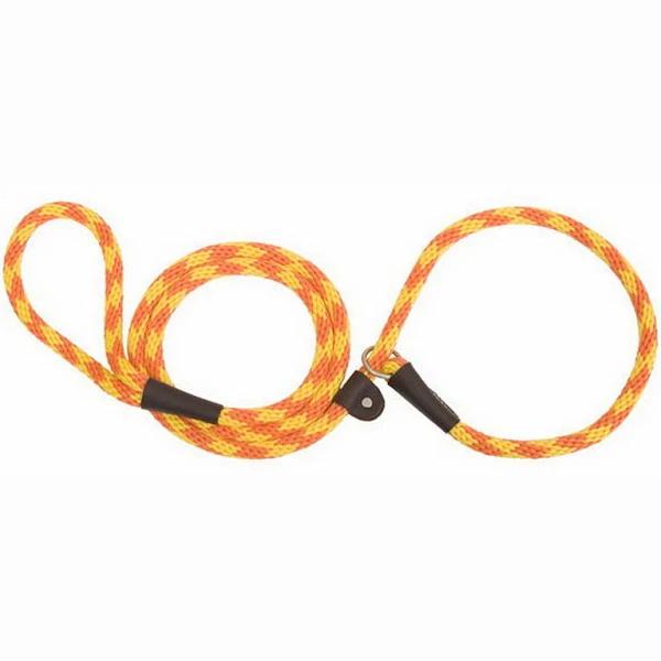 Mendota Slip Dog Lead 1/2" x 4ft - Assorted Colours Diamond Amber