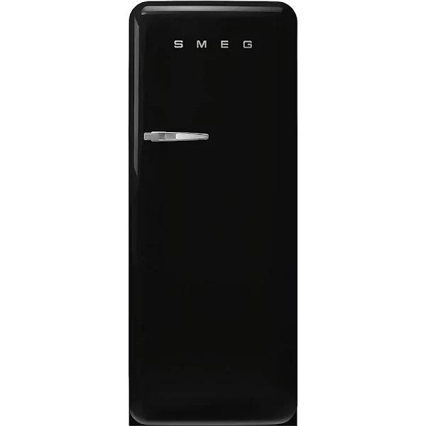 Smeg 50's Retro Style Refrigerator R/H Black 281L