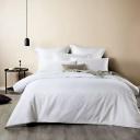 Soho 1000TC Quilt Cover Set White Super King Bed