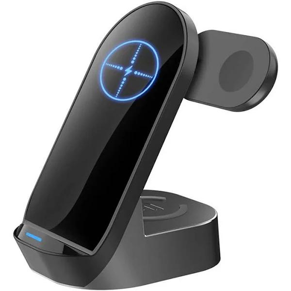 Budi 3 in 1 15W Wireless Charging Stand - AfterPay & zipPay Available