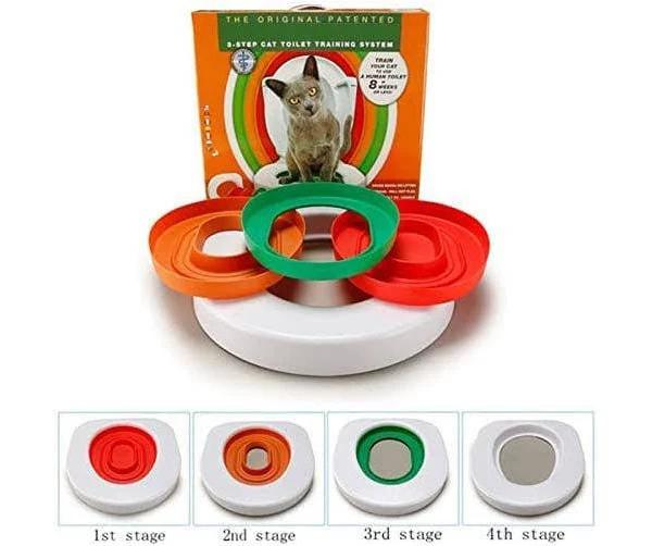 Cat Toilet Use Training System 3 Step Pet With Train DVD