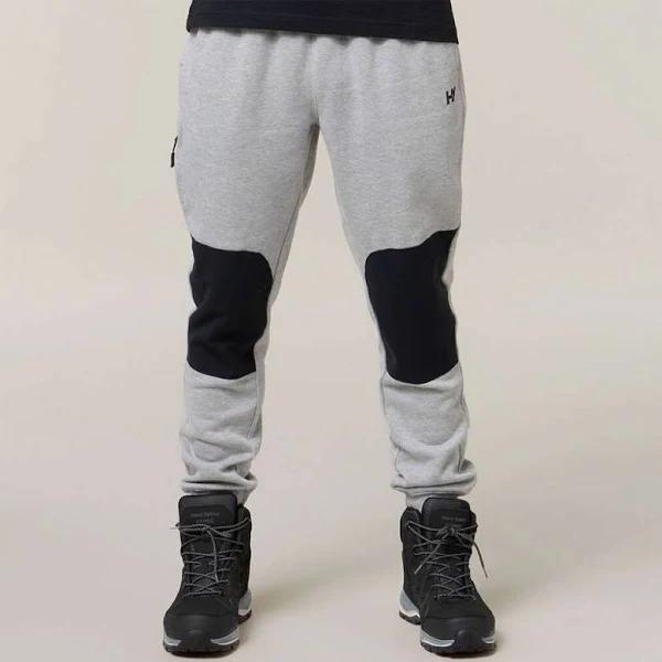 Mens Hard Yakka Xtreme Jogger Fleece Trackie Pant Grey