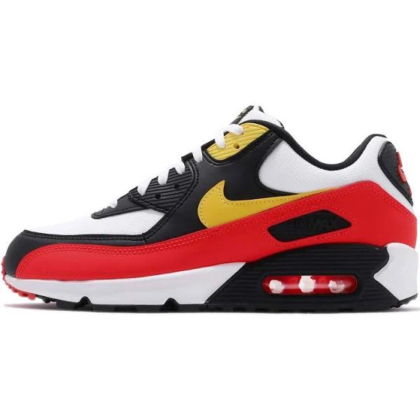 Nike Air Max 90 'Crimson' Sneakers | White | Men's Size 10.5