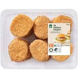 Woolworths Chicken Bulk Burgers 1.5kg