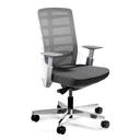 Desky Pro Ergonomic Chair with Headrest - White