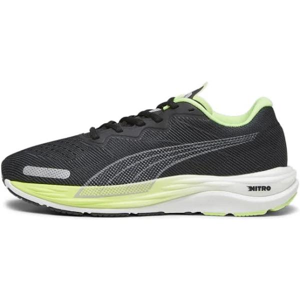 Velocity Nitro 2 Men's Running Shoes in Black/Speed Green, Size 12 by Puma