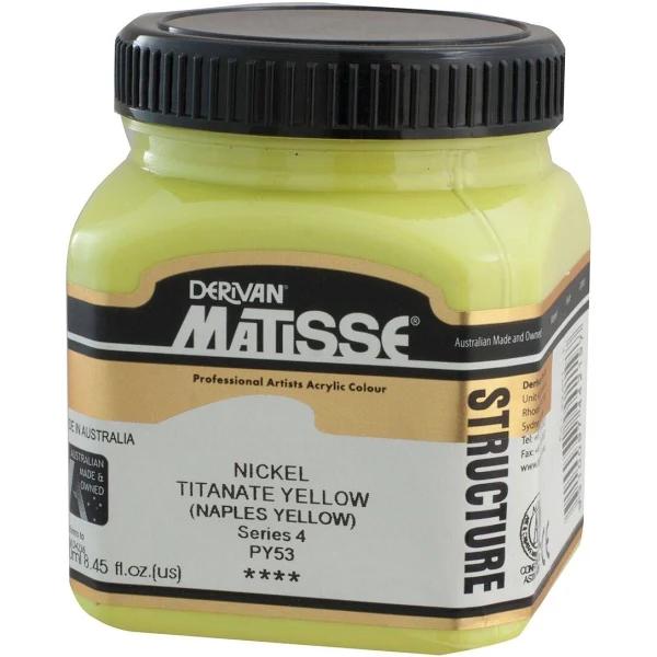 Matisse Structure 250ml Nickel Titanate Yellow