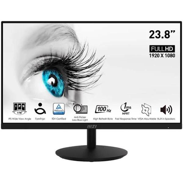 MSI Pro MP242A 24" FHD 100Hz 1ms IPS W-LED Monitor