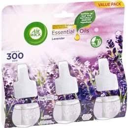 Air Wick Essential Oil Lavender Plug-in Triple Refills 3 Pack