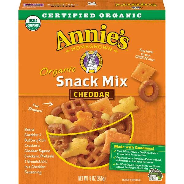 ANNIE'S Homegrown Organic Snack Mix Cheddar 9 oz (255 g)