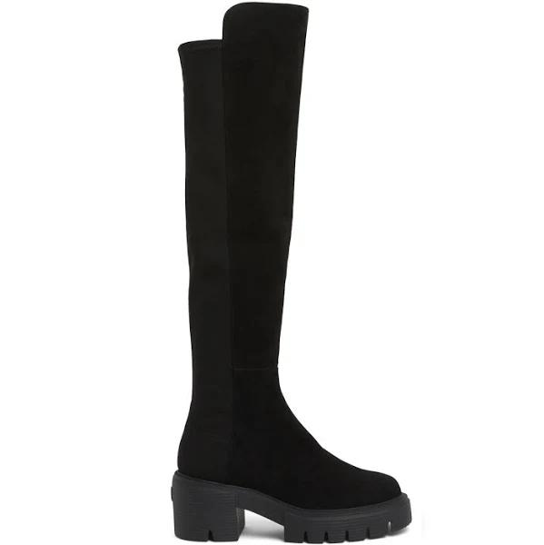 David Jones Stuart Weitzman 5050 Soho Boot in Black, Size 9 US