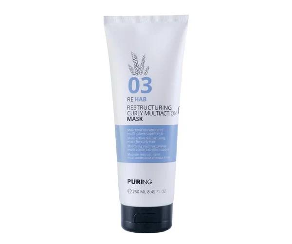 Puring 03 Rehab Restructuring Curly Multi Action Mask Restructuring for Curly and Frizzy Hair 250mL