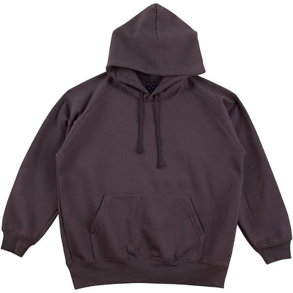 Kanga | Mens Cotton-Rich Hoodies Charcoal XL