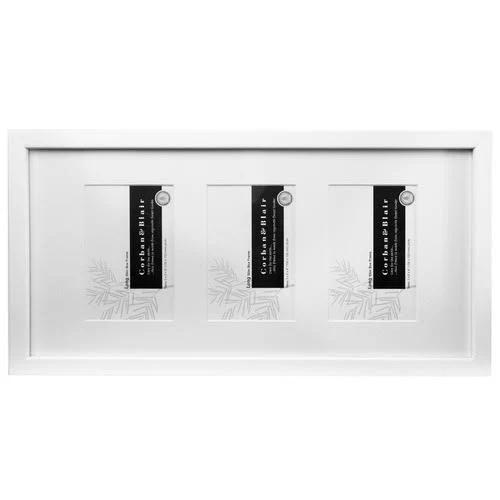 Corban & Blair Slim Box 3 Image Frame Colour: White - Pay with AfterPay or zipPay On Picture Frames