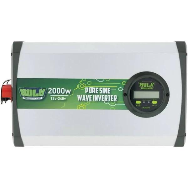 Pure Sine Wave Inverter 2000W 12VDC to 240VAC True