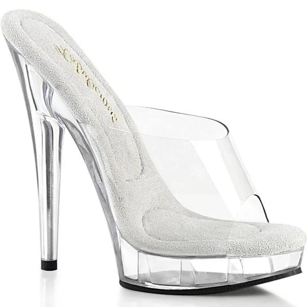 Fabulicious Shoes SULTRY-601 Clear/Clear