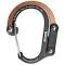 Gear Aid Heroclip Carabiner Clip and Hook (Medium) for Camping, Backpack, and Garage Black & Brown Medium