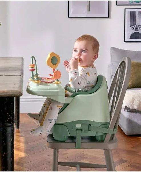 Mamas & Papas Bug 3-in-1 Floor & Booster Seat with Activity Tray - Eucalyptus