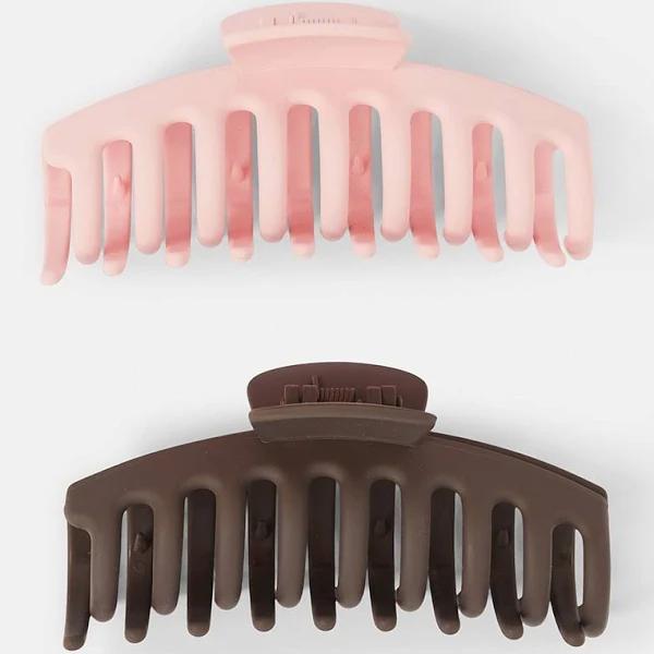 Kmart 2 Pack Barrel Claw Hair Clips