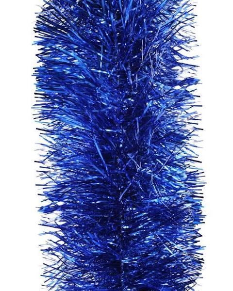 50m Dark Blue Christmas Tinsel 150mm Wide