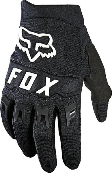 Fox Youth Dirtpaw Gloves - Black White