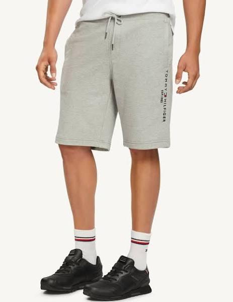 Tommy Hilfiger Logo Sweat Shorts in Light Grey Heather Grey S