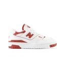 New Balance Women's 550 White/Brick Red - Size 5