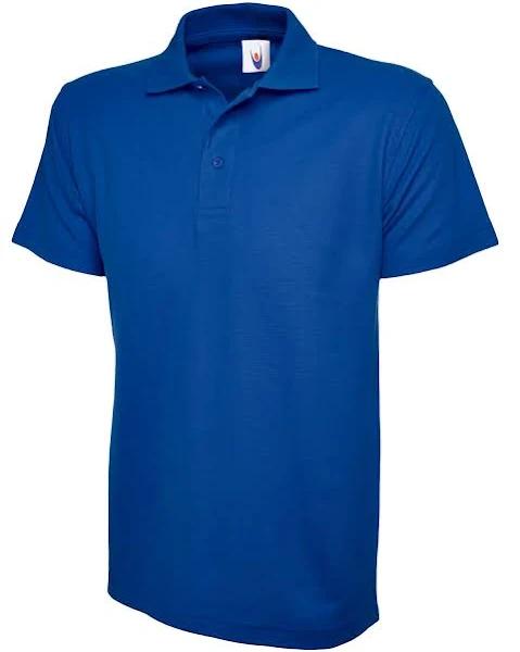 Uneek Royal Blue Classic Polo Shirt, Small Colour: Royal Blue, Size: S