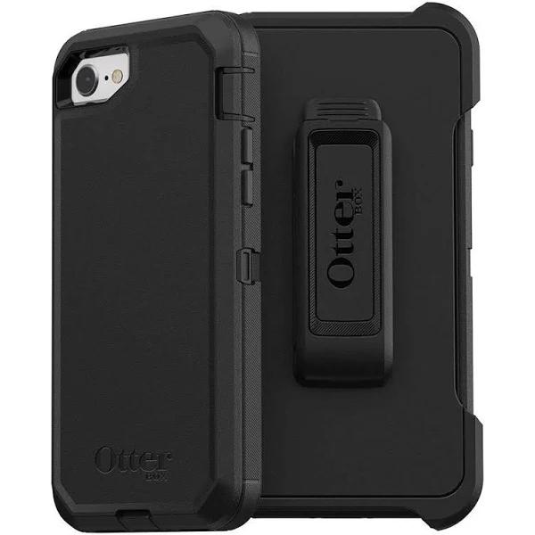 OtterBox Defender Series Case For iPhone SE (2nd Gen - 2020) & iPhone 8/7 (Not Plus) - Frustration Free Packaging - Black