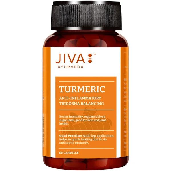 Jiva Ayurveda Turmeric Capsules - 60 Caps