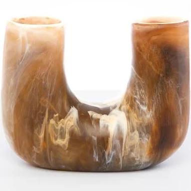 Medium Resin Branch Vase - Light Horn